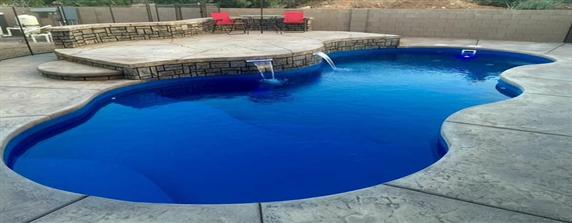 San Juan fiberglass pool